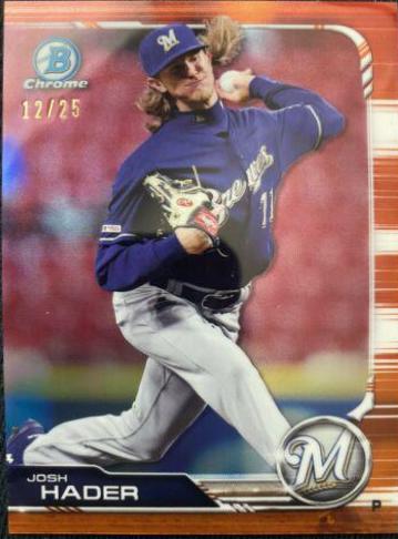 Josh Hader [Orange Refractor] #33