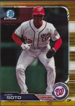Juan Soto [Gold Refractor] #44