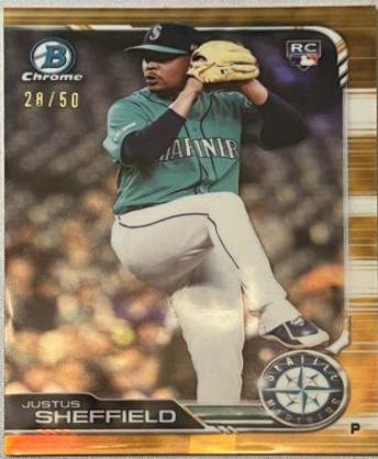 Justus Sheffield [Gold Refractor] #58