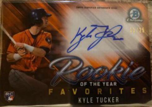Kyle Tucker [Running Orange Refractor] #25