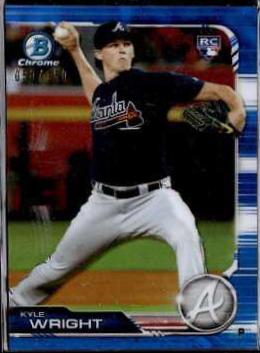 Kyle Wright [Pitching Blue Refractor] #76
