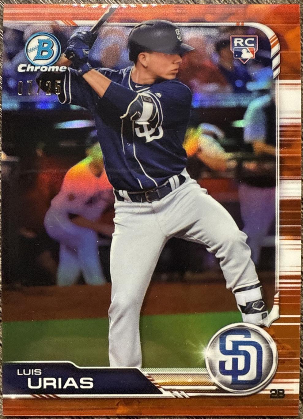 Luis Urias [Navy Jersey Orange Refractor] #53