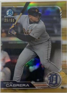 Miguel Cabrera [Gold Refractor] #23