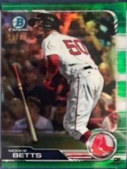 Mookie Betts [Green Refractor] #75