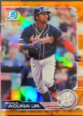 Ronald Acuna Jr. [Orange Refractor] #1