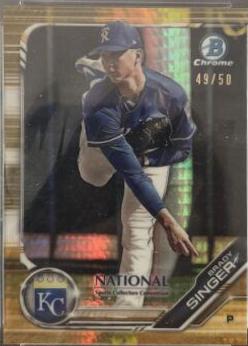 Brady Singer [Gold Refractor] #BNR-BS
