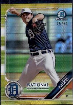 Casey Mize [Gold Refractor] #BNR-CM