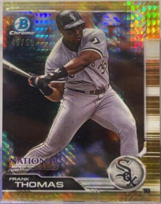 Frank Thomas [Gold Refractor] #BNR-FT