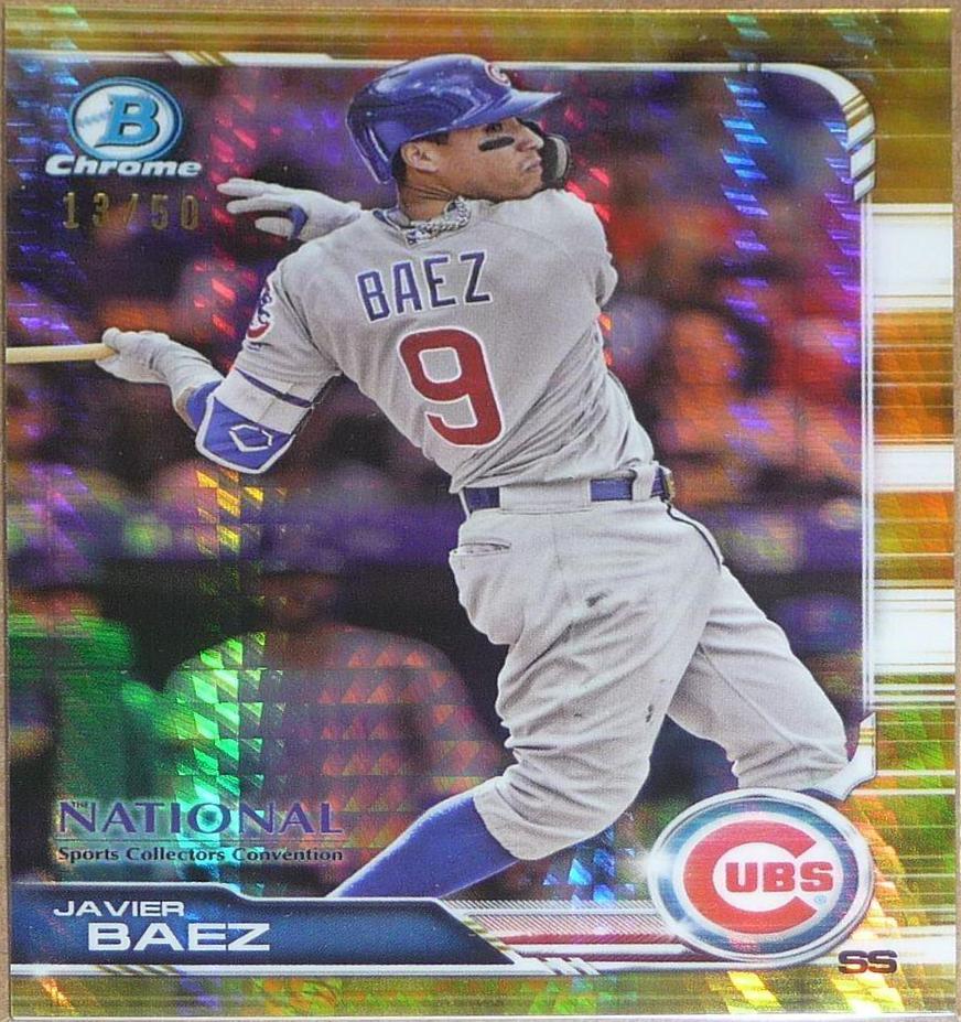 Javier Baez [Gold Refractor] #BNR-JBA
