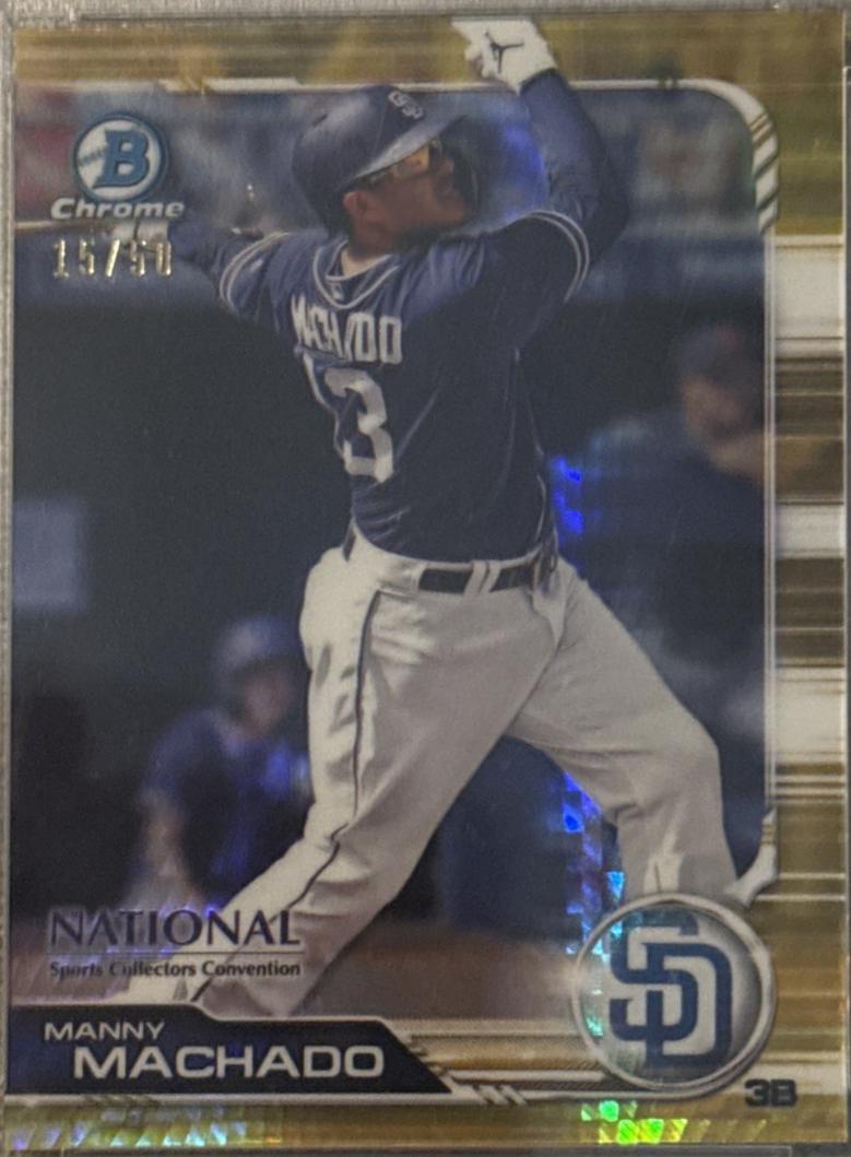Manny Machado [Gold Refractor] #BNR-MMA