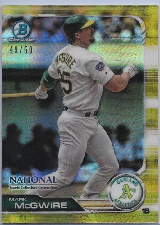 Mark McGwire [Gold Refractor] #BNR-MM