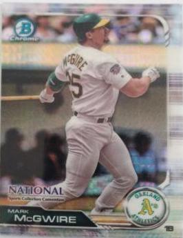 Mark McGwire [Orange Refractor] #BNR-MM