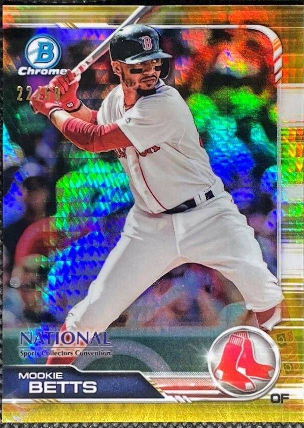 Mookie Betts [Gold Refractor] #BNR-MB