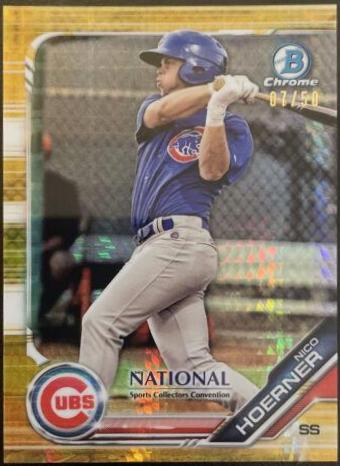 Nico Hoerner [Gold Refractor] #BNR-NH
