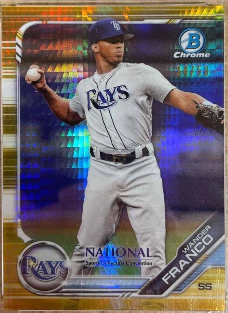 Wander Franco [Gold Refractor] #BNR-WF