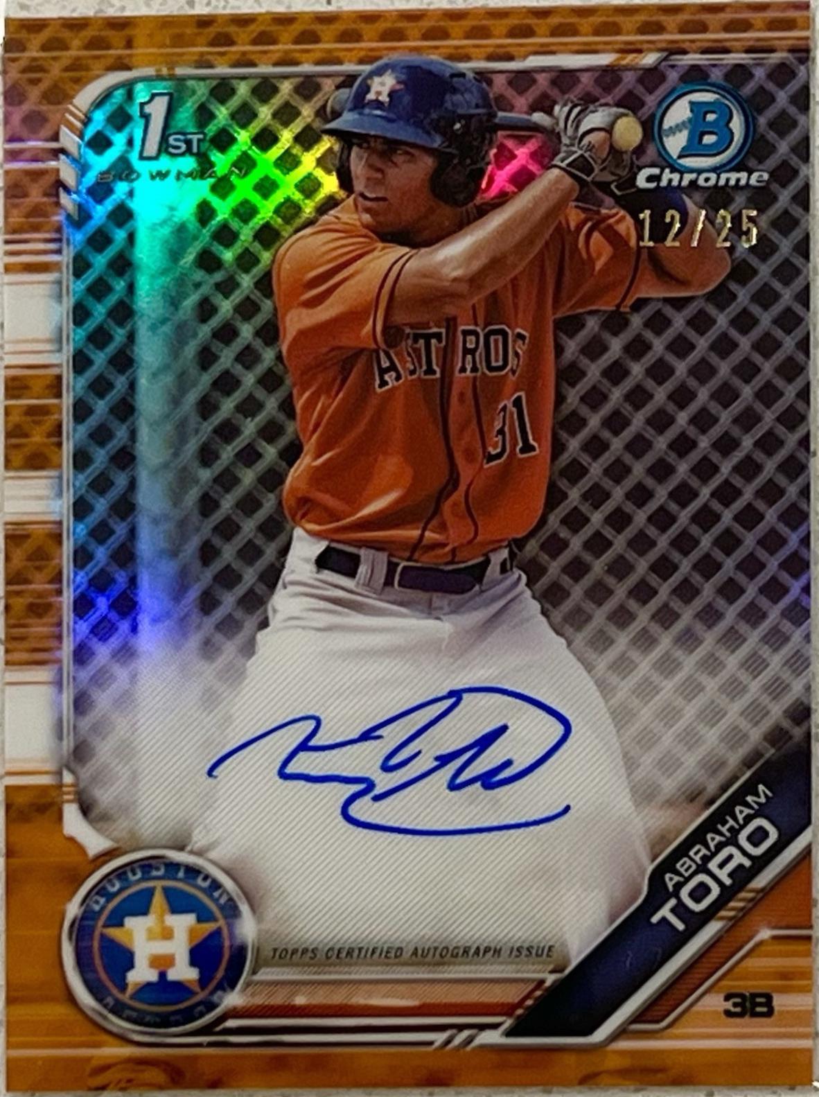 Abraham Toro [Orange Refractor] #CPA-AT