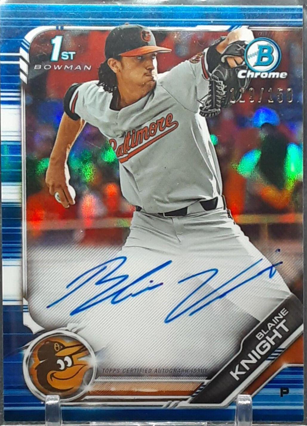 Blaine Knight [Blue Refractor] #CPA-BK