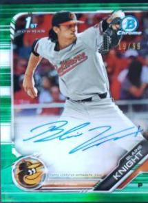Blaine Knight [Green Refractor] #CPA-BK