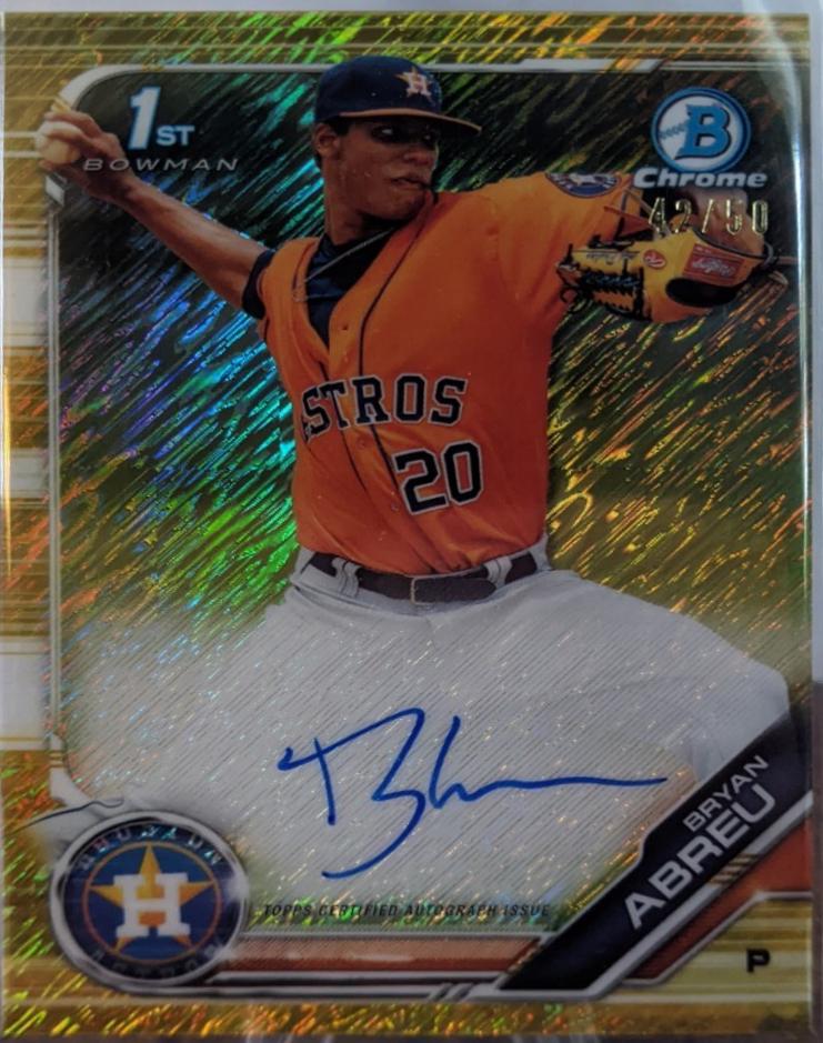 Bryan Abreu [Gold Shimmer] #CPA-BA