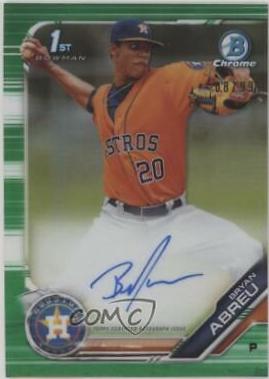 Bryan Abreu [Green Refractor] #CPA-BA