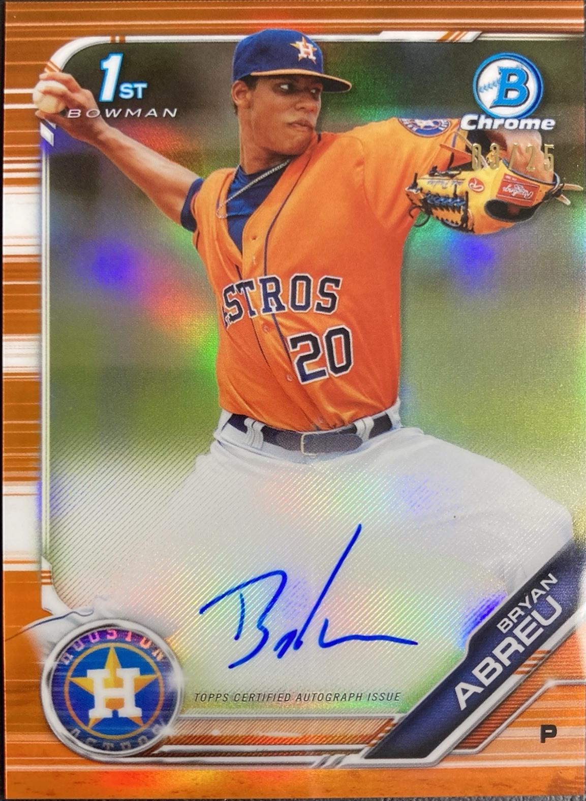 Bryan Abreu [Orange Refractor] #CPA-BA