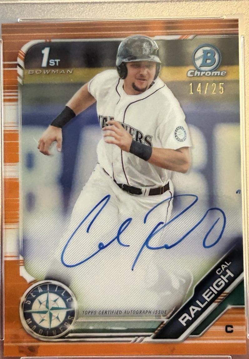 Cal Raleigh [Orange Refractor] #CPA-CR