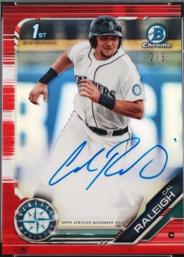 Cal Raleigh [Red Refractor] #CPA-CR