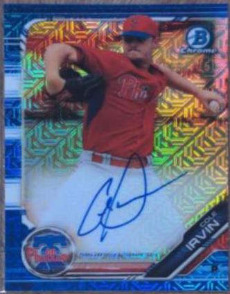 Cole Irvin [Blue Refractor] #CPA-CI