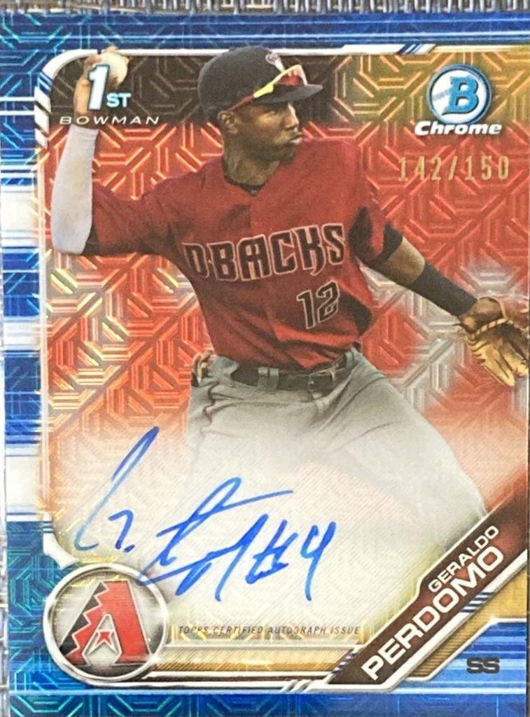 Geraldo Perdomo [Blue Refractor] #CPA-GP