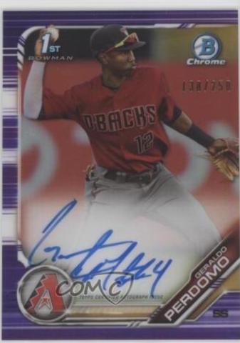 Geraldo Perdomo [Purple Refractor] #CPA-GP