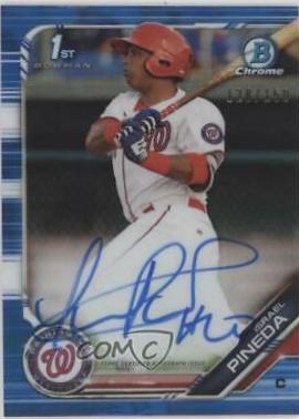 Israel Pineda [Blue Refractor] #CPA-IP
