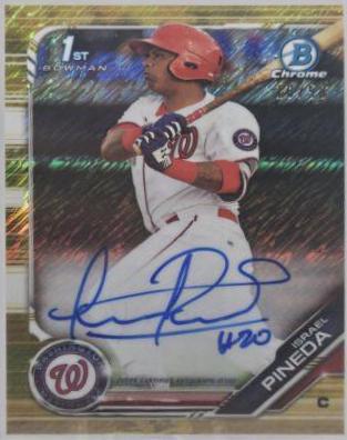 Israel Pineda [Gold Refractor] #CPA-IP