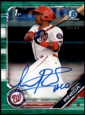 Israel Pineda [Green Refractor] #CPA-IP
