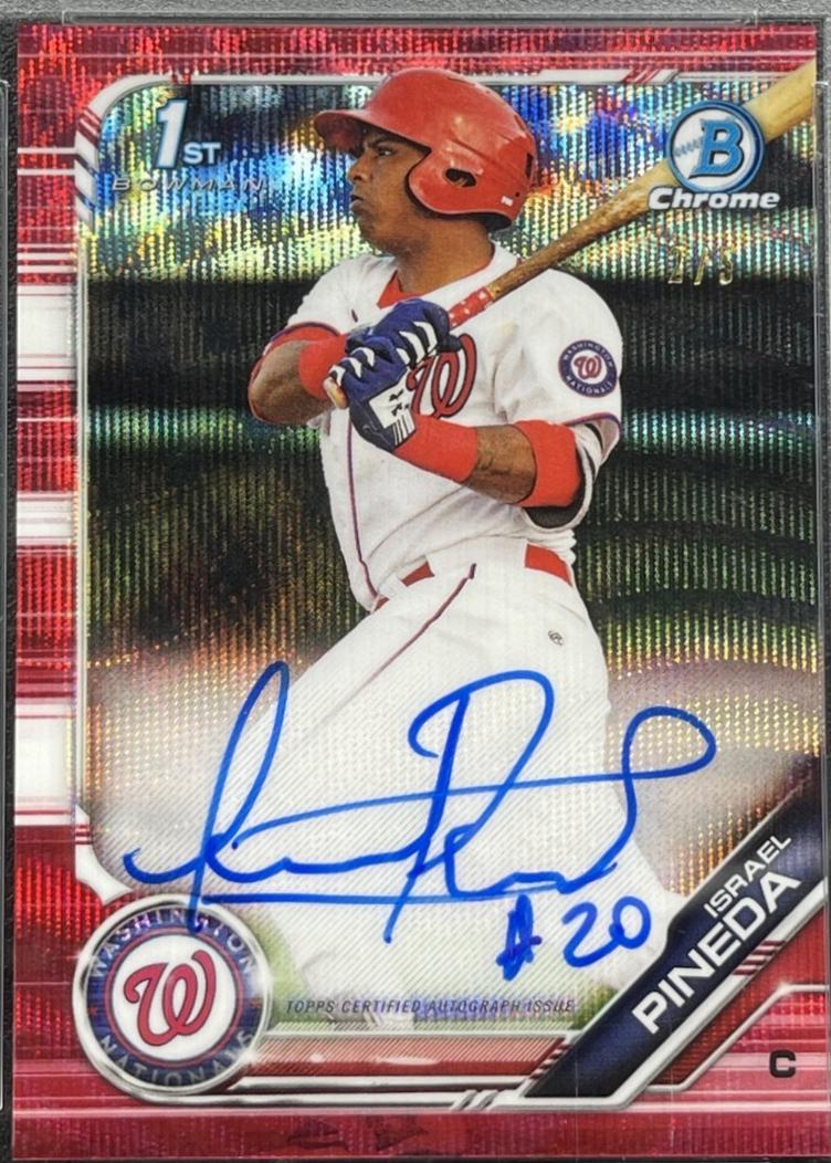 Israel Pineda [Red Wave Refractor] #CPA-IP