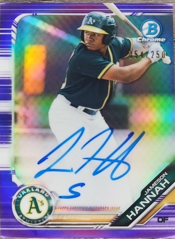 Jameson Hannah [Purple Refractor] #CPA-JHA