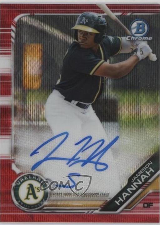 Jameson Hannah [Red Wave Refractor] #CPA-JHA