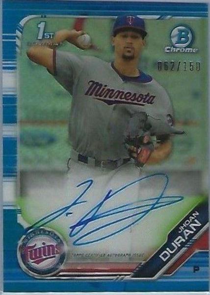 Jhoan Duran [Blue Refractor] #CPA-JDU