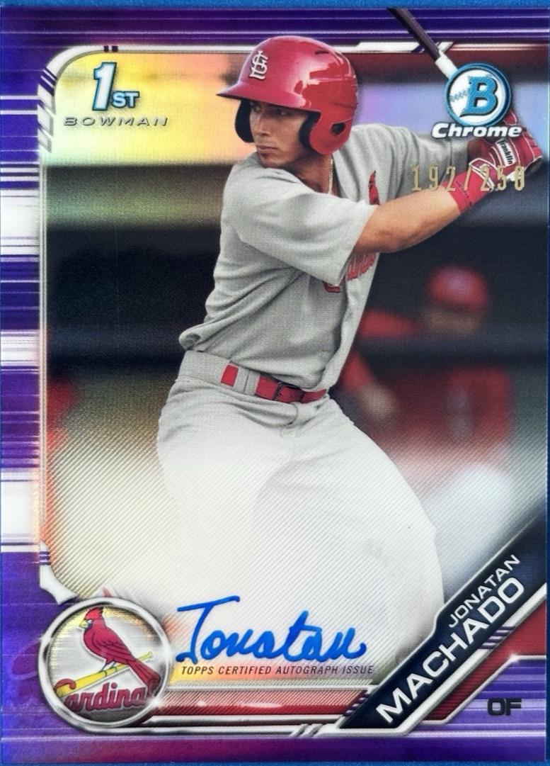 Jonatan Machado [Purple Refractor] #CPA-JM