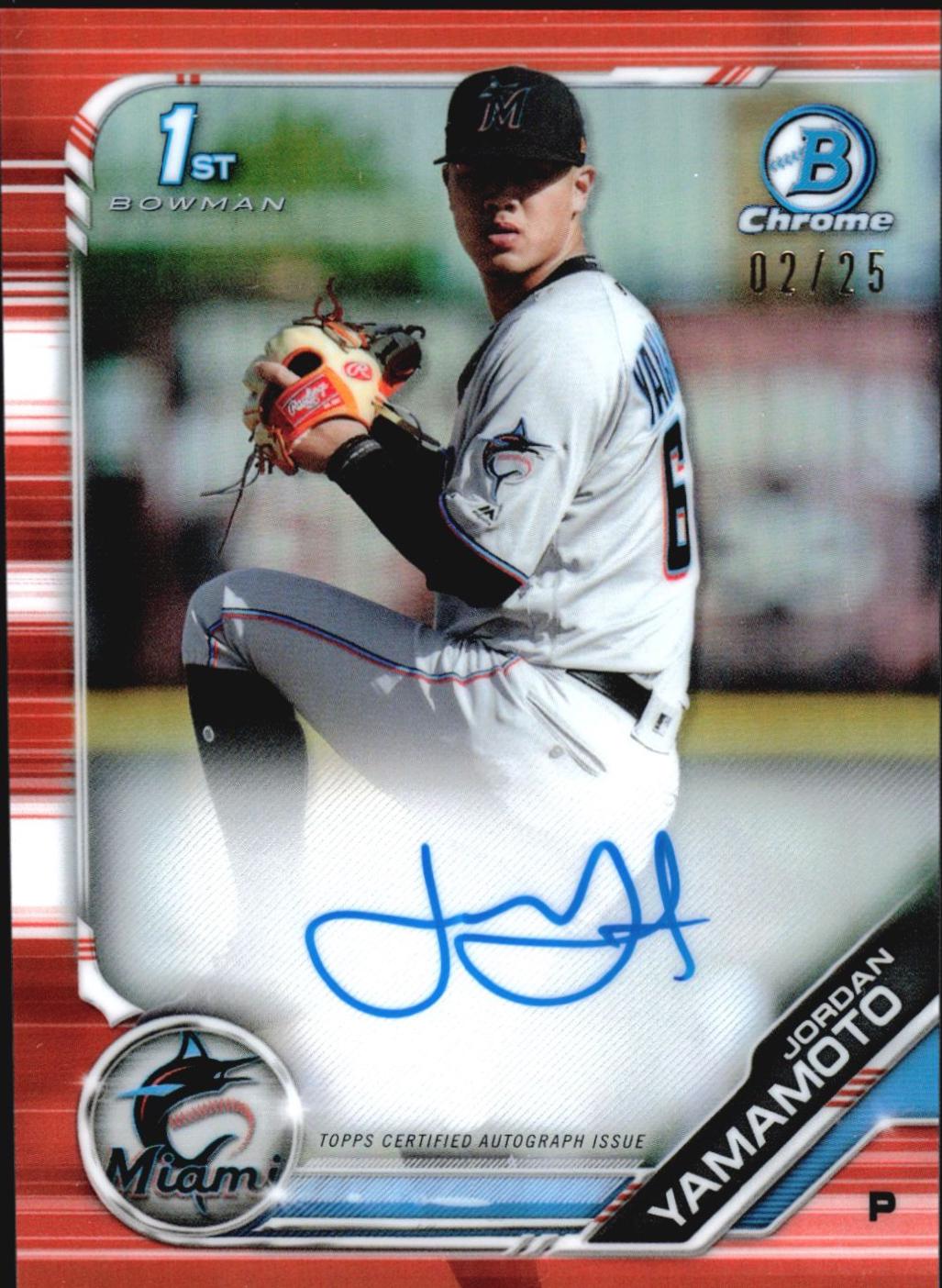 Jordan Yamamoto [Orange Refractor] #CPA-JY