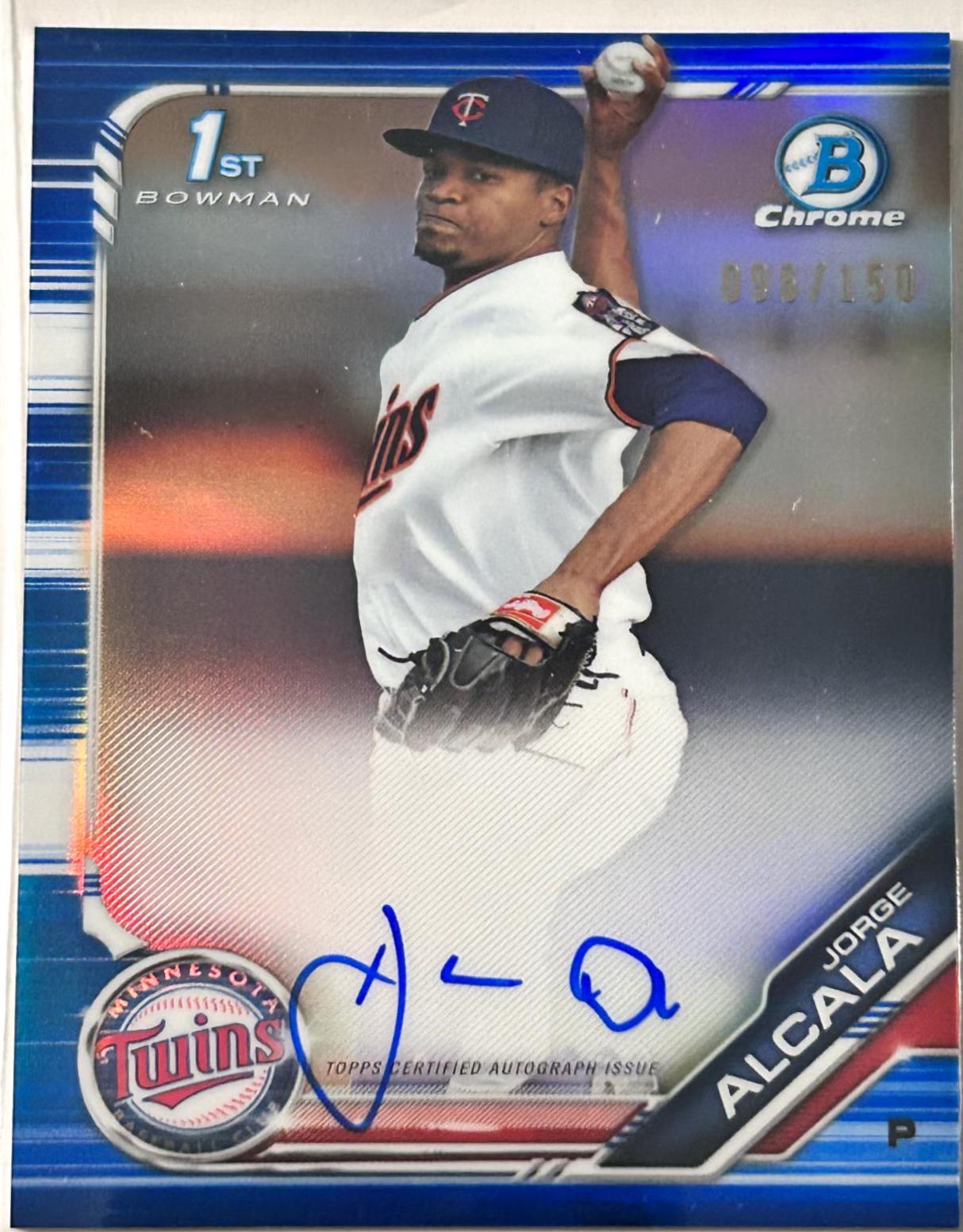 Jorge Alcala [Blue Refractor] #CPA-JA