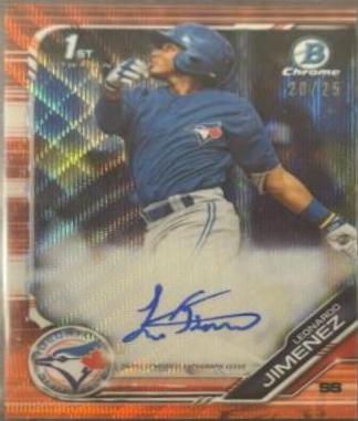 Leonardo Jimenez [Orange Wave Refractor] #CPA-LJ