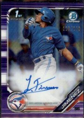 Leonardo Jimenez [Purple Refractor] #CPA-LJ