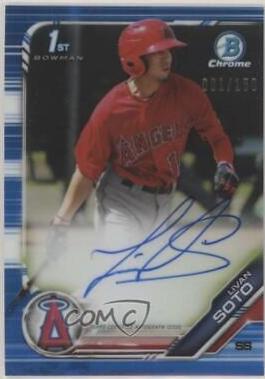 Livan Soto [Blue Refractor] #CPA-LS