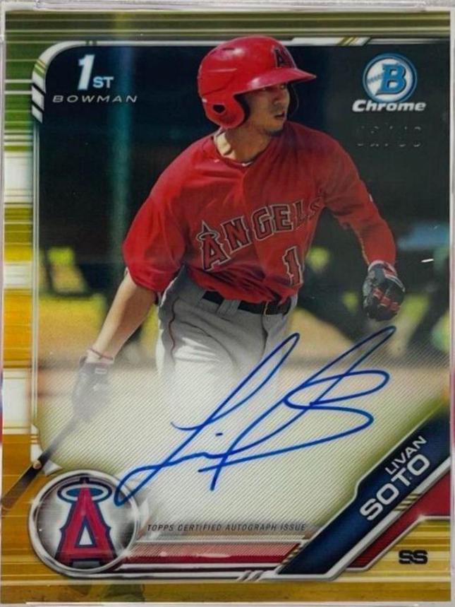Livan Soto [Gold Refractor] #CPA-LS