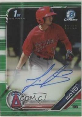 Livan Soto [Green Refractor] #CPA-LS