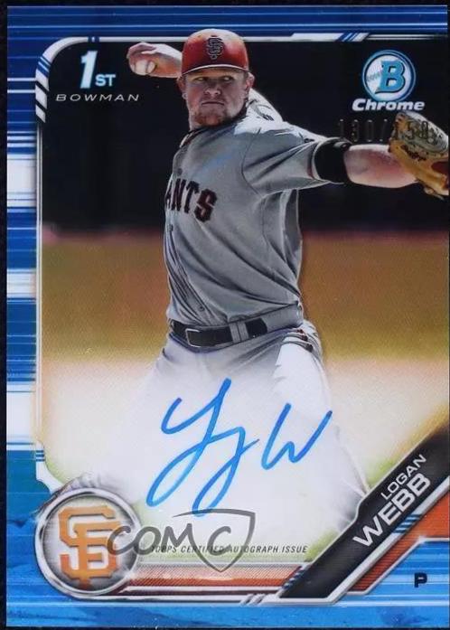 Logan Webb [Blue Refractor] #CPA-LW
