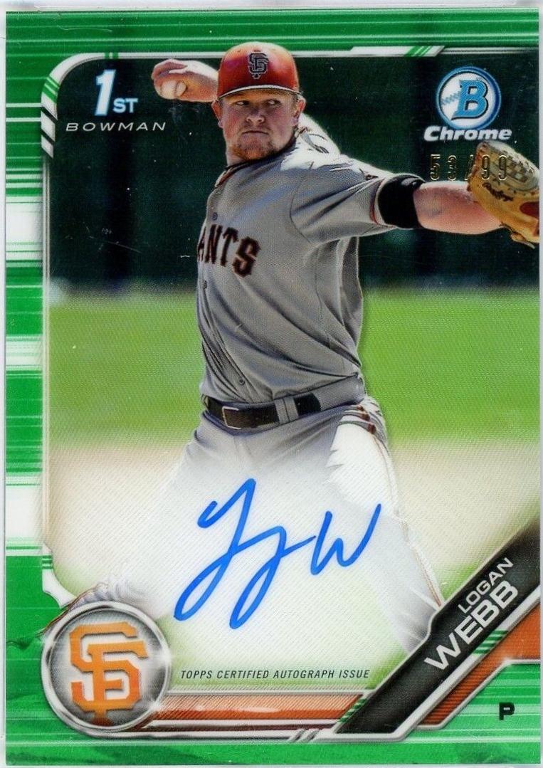 Logan Webb [Green Refractor] #CPA-LW