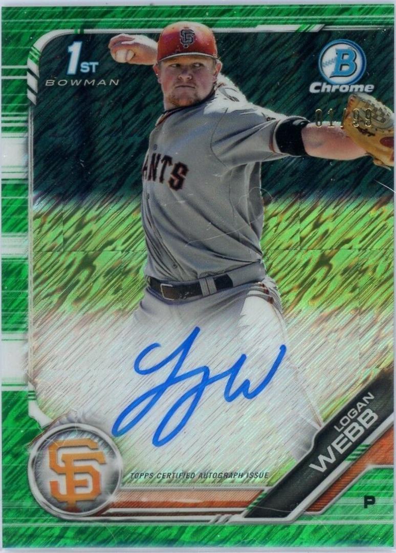 Logan Webb [Green Shimmer] #CPA-LW