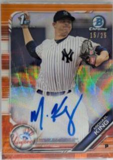 Michael King [Orange Wave Refractor] #CPA-MK