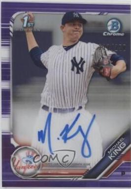 Michael King [Purple Refractor] #CPA-MK